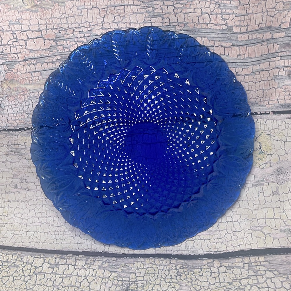 Vtg. AVON Royal Sapphire dinner plates